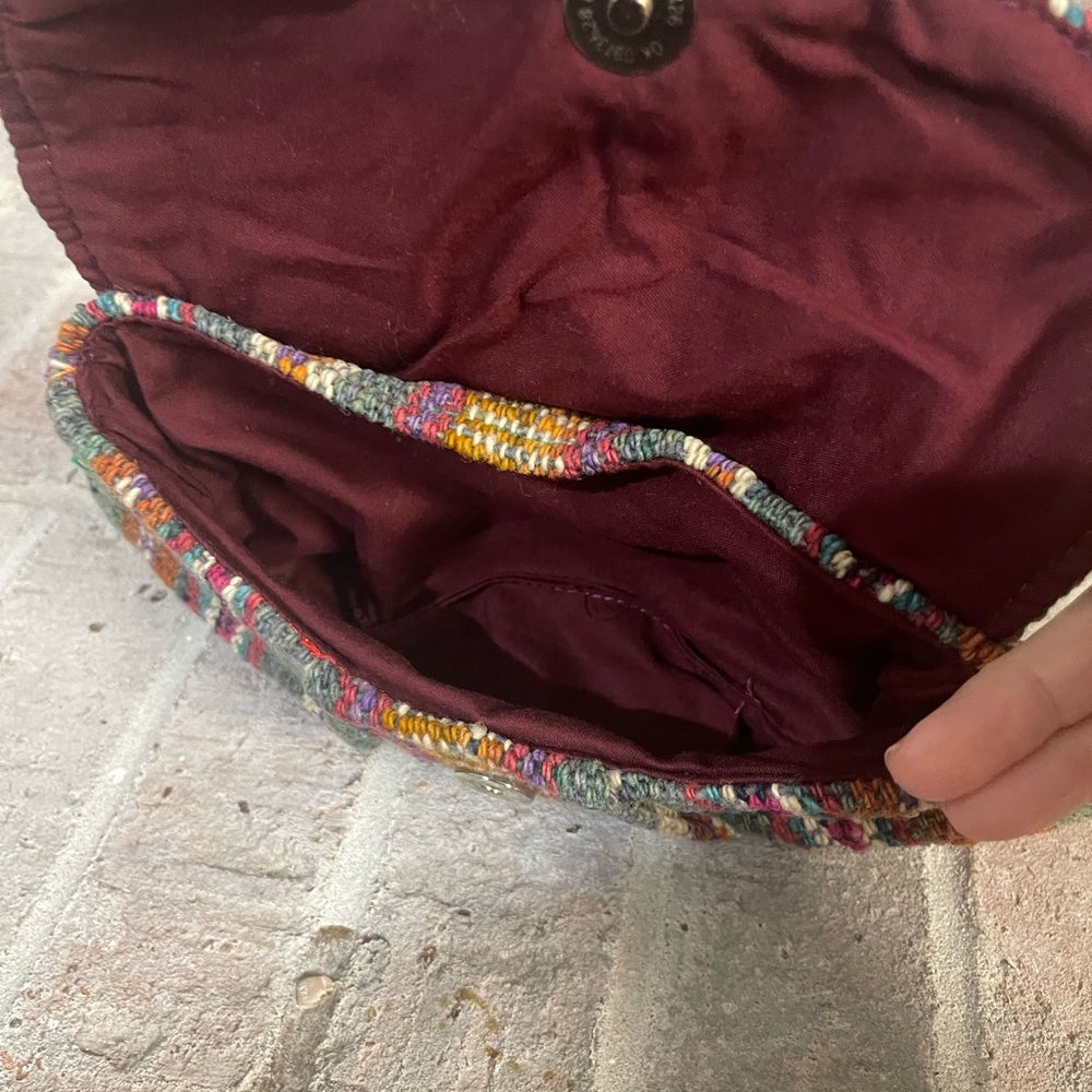 Multicolor Striped Women's Clutch - Picture 5 of 6